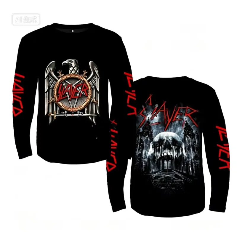 3D Printing Custom - 3D Long Sleeve Rock Slayer Band