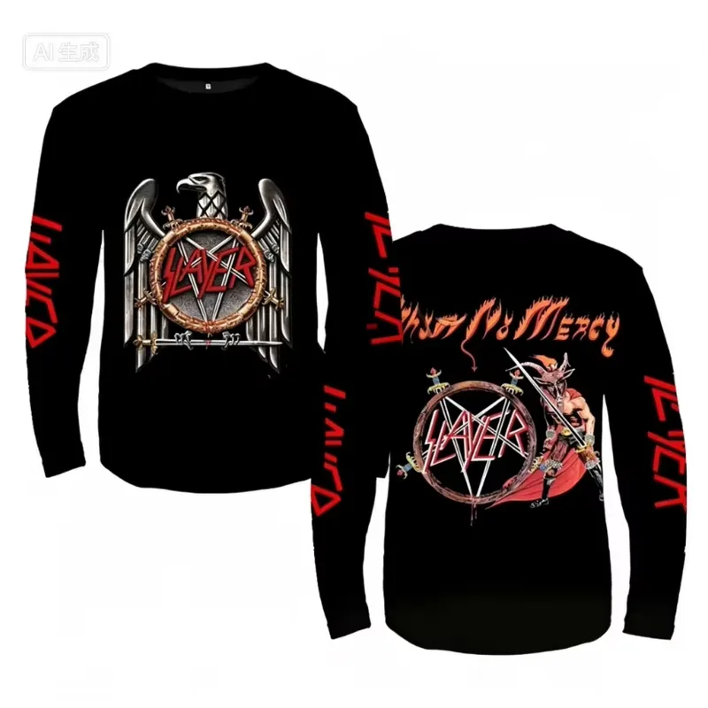 3D Long Sleeve Rock Slayer Ban - 3D Printing Custom 评论和价格
