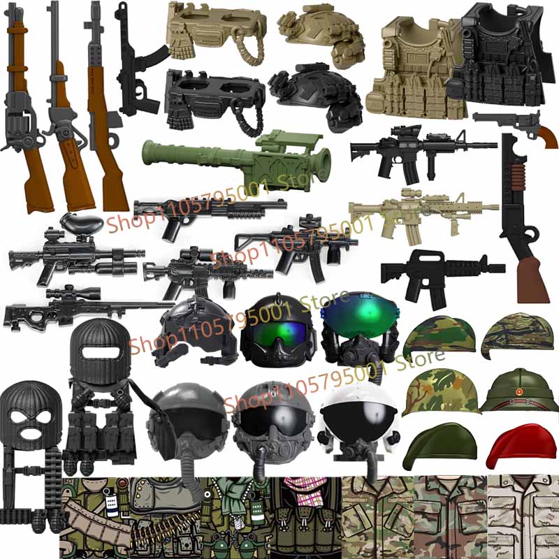 Military US Soldiers Figures B - 3D Printing Lego Bricks 评论和价格
