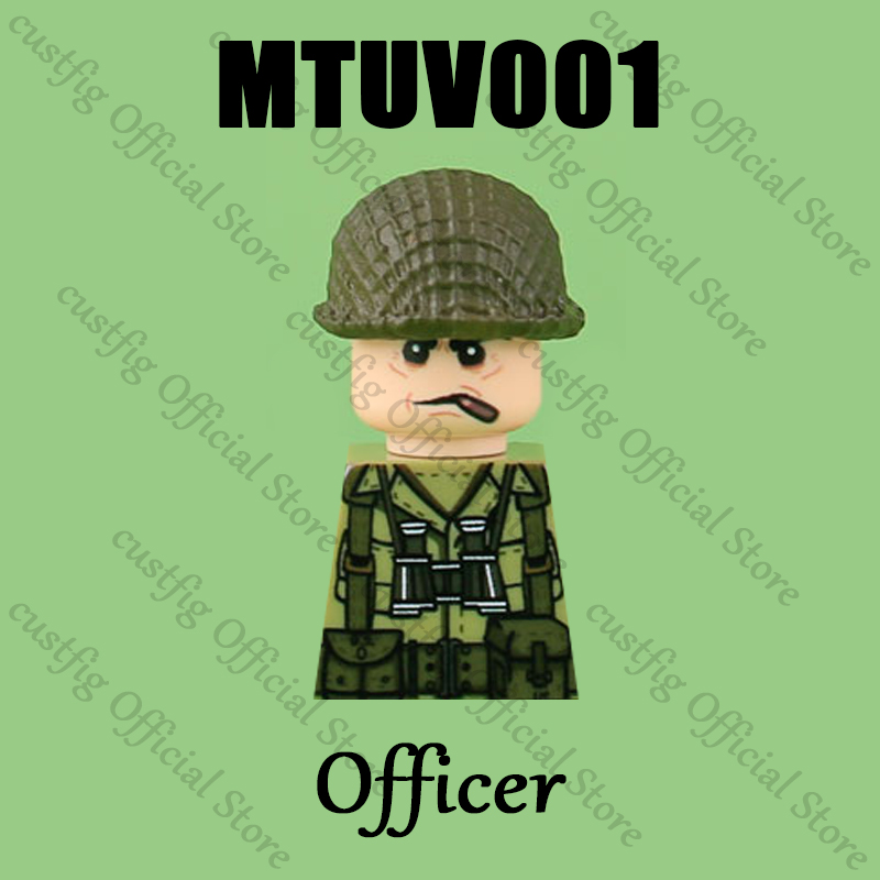 WW2 Soldier Figures Weapon 3D  - 3D Printing Lego Bricks 评论和价格