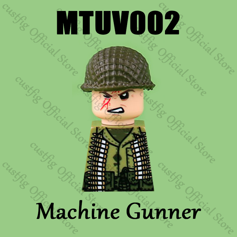 WW2 Soldier Figures Weapon 3D  - 3D Printing Lego Bricks 评论和价格