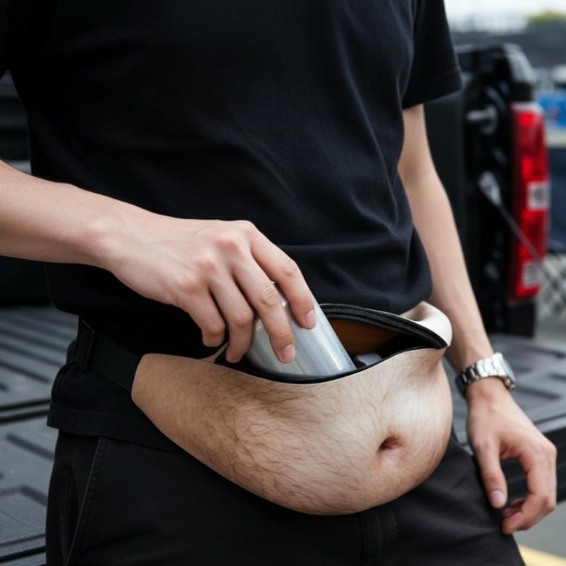 Fake Beer Belly Fanny Pack Fun - 3D Printing Nylon 评论和价格