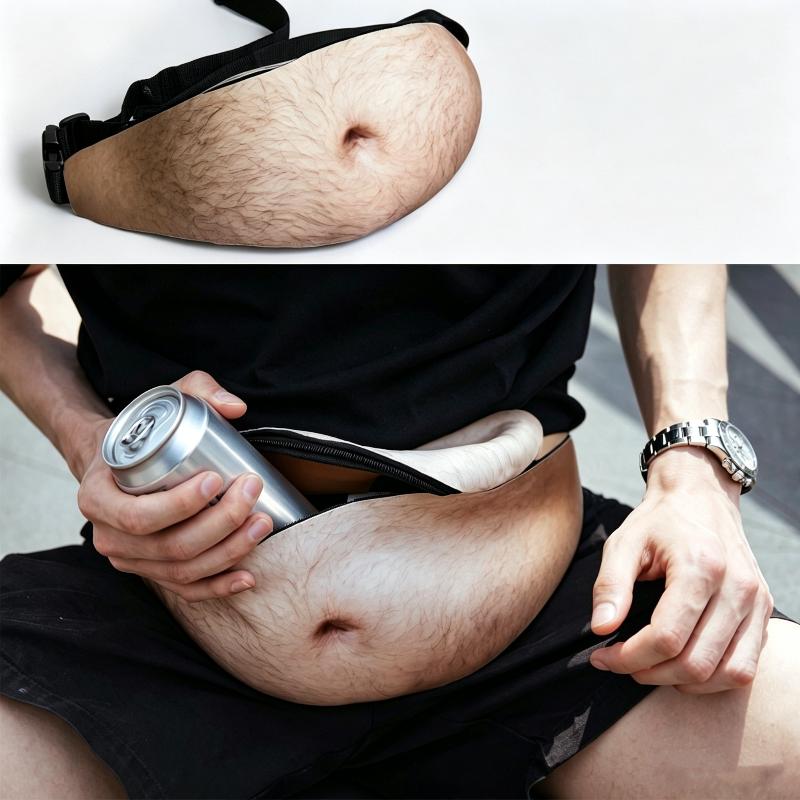 Fake Beer Belly Fanny Pack Fun - 3D Printing Nylon 评论和价格