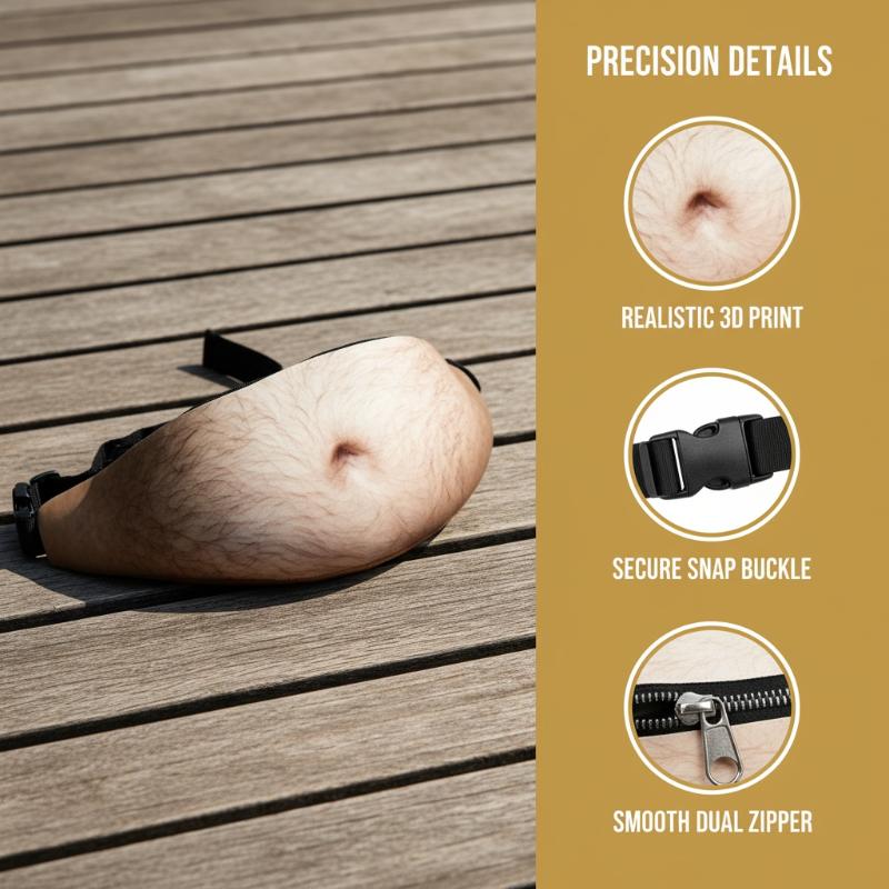 Fake Beer Belly Fanny Pack Fun - 3D Printing Nylon 评论和价格